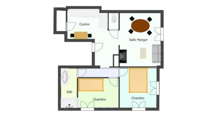 Appartement Simple Sur Argenteuil, Proche Paris ภายนอก รูปภาพ